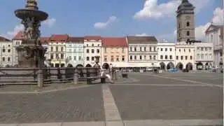 Walking in Ceske Budejovice, Czech Republic