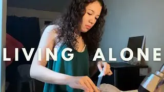 home on WEEKEND 🏠 cleaning a fish for the first time, how living alone feels like 