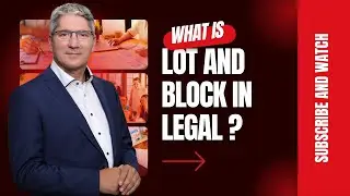 Difference Between Lots and Blocks in Legal Description || Real Estate US