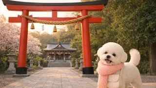 ⛩️ Mimi&rsquo;s First Shrine Visit of the Year ✨🐶 | ミミと初詣