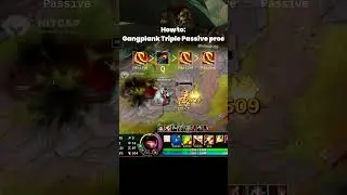 Gangplank triple passive combo #shorts