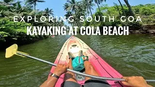 Kayaking at Cola Beach | South Goa | Motovlog | Friends 