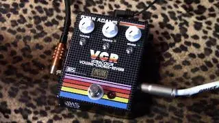JHS VCR Volume Chorus Reverb pedal demo with P-90 pickups
