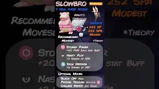 BEST Slowbro Build For 7 Star Cinderace Raid in Pokemon Scarlet and Violet