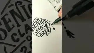 Senior Class of 2023 #tshirtdesign #graduation2023 #handlettering #handdrawing #paullesser #sketch