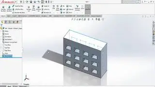 Solidworks in a minute: How to draw Linear Pattern?