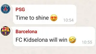 If Champions League SF had a Group Chat