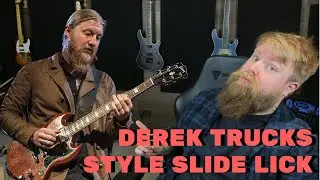 Derek Trucks Style Slide Lick - Open E Slide Guitar Lesson