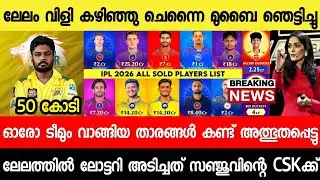 Chennai, RCB get their act together, Sanchu gets a call |RR|MI|CSK|IPL MINI AUCTION|NEWS LIVE
