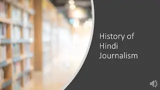 History of Hindi Journalism in India