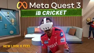 Mega Update : playing Best Cricket game META QUEST 3 for First time  Better then Quest 2 IB Cricket