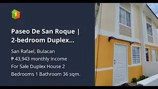 Paseo De San Roque | 2-bedroom Duplex House For Sale