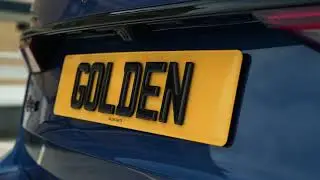 Audi RS6 Quattro meets Golden Digits: The Ultimate Number Plate Experience 🚗💎