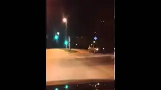 Po protestih v Mariboru (03.12.2012) z avtomobilom iz tal odtrgali radar