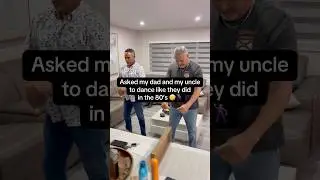 My dad and my uncle got the moves 🤣 #dad #dads #oldschool #80s #freestylemusic #throwback #dance