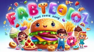 C Fast Food Song 🍔🍟 | Learn Alphabet with Yummy Food