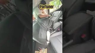 Fortuner seat cover and some modifications ⚡️ #shorts #fortuner #seatmodification #seatcover
