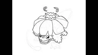 How to drawing pokemon Fushigibana ( Venusaur ) by relax