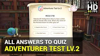 All Answers to Quiz Adventurer Test Lv.2 | Ragnarok X: Next Generation
