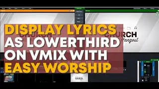 HOW TO ADD LYRICS TO VMIX WITH EASYWORSHIP - QUICK FIX