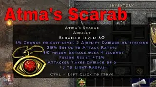 D2R Unique Items Atma's Scarab (Amulet)