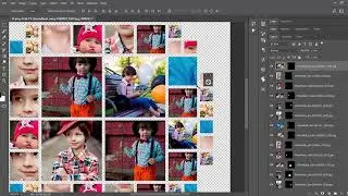Photo Collage Builder - Photoshop Script + Templates