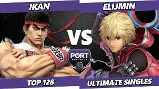 Port Priority 9 - Ikan (Ryu) Vs. Elijmin (Shulk) Smash Ultimate - SSBU
