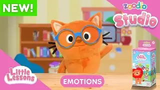 Zoodio Studio | Little Lessons | Learn Emotions 🐱💖 | Feelings & Emotions for Kids