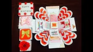 Explosion box of 5 layers | #crafthouse #diy #howtomakeexplosionbox