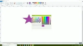 MS Paint- Magnifier tool, Edit colors and Setting desktop background