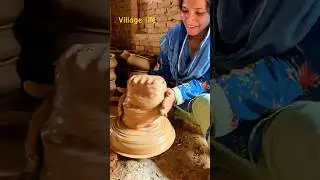 Village life ASMR #villagelife #traditional #india #shorts #asmr #pottery #cute girl