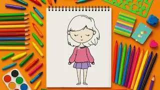 Relaxing Girl Colouring for Kids | Canvas of Colours 🎨🖌️