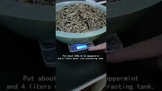 peppermint essential oil distiller machine