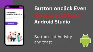 How to show Toast after button click in Android Studio || Click listener & toast | Free Source Code.
