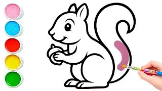 Cute Drawings for GIRLS ✍️🎨 | Cute Squirrel, Unicorn, Kitty Princess & Flower Princess Step-by-Step👧