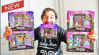 INCROYABLE Ouverture de 4 COFFRETS POKEMON DESTINEES OCCULTES SHINY ! DES NOUVELLES CARTES SHINY !