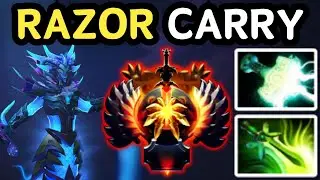🔥 RAZOR CARRY IS TOO FAST, TOO ELECTRIFYING | DOTA 2 🔥