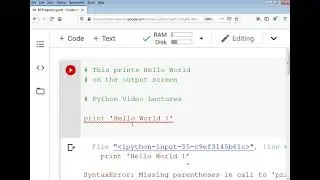 How to Print Hello World in Python