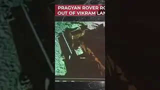 PRAGYA ROVER ROLL OUT OF VIKRAM LANDER