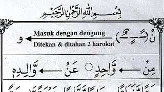 iqro 5 cepat lancar dan bisa baca. mudah belajar iqro 6 halaman 3