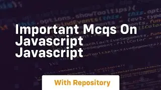 Important mcqs on javascript javascript
