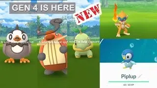 New Gen 4 Sinnoh First Wave release in Pokemon Go!