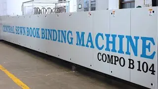 Compo B104&trade; - Automatic Book Binding Line for Central Sewn Books