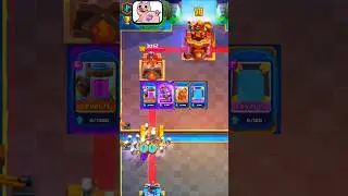 evolution skeleton army + battle healer #clashroyale