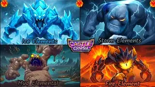 All The Elements Troops In One Deck? Castle Crush 
