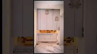 Divine Corian Marble Mandir Design 🤍 | Luxury Home Temple for Peace & Spirituality ✨