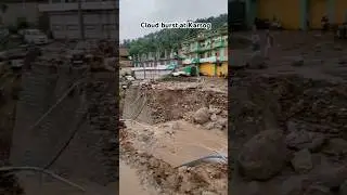Cloud burst 1 July 2025 at Karsog district Mandi Himachal Pradesh