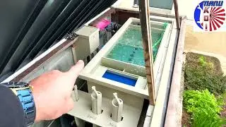bassin vitré de 7m3 avec full system Yama Filter