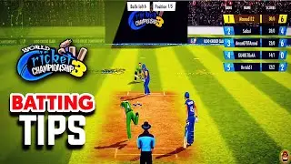 🔥 Wcc3 Batting Rival Batting Tips | Perfect Timing, Shot Selection |
