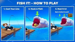 Как играть в Fish it в Roblox!